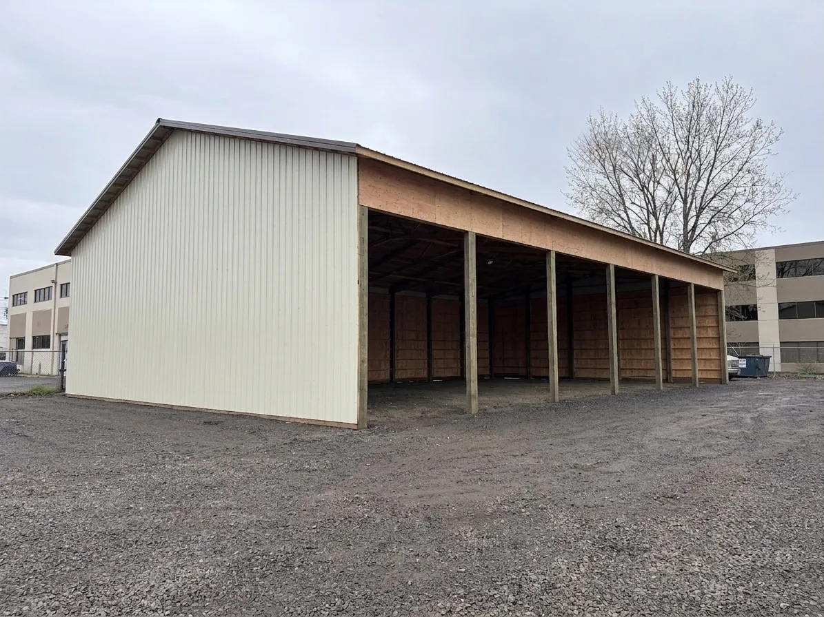 50×72 Commercial Storage Building — Portland, Oregon — finished building